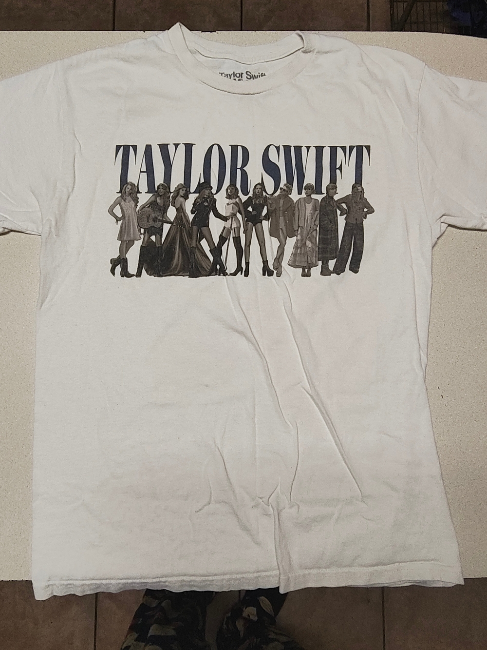 Taylor Swift The Eras Tour Official Midnights White Graphic T-Shirt
